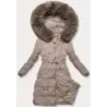 Přechodná dámská bunda MODA9176 béžová
