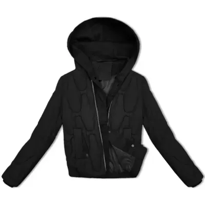 Krátká dámská zimní bunda S\'west MODA8261 černá