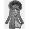 Dámská zimní bunda S\'west MODA8306BIG tmavě šedá