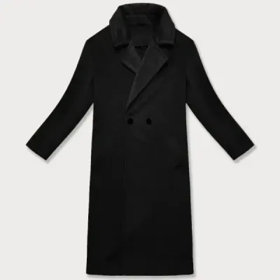 Dámský přechodný oversize kabát MODA8161 černá