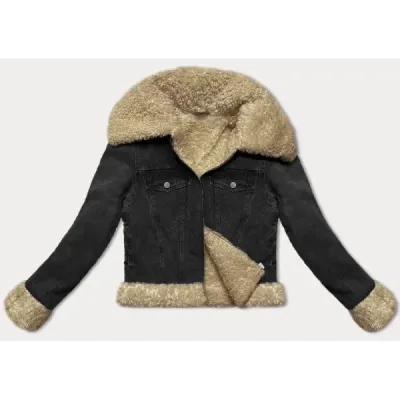 Damská jeansová bunda MODA8217 černá
