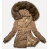 Přechodná dámská bunda MODA3238 camel