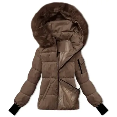 Dámská zimní bunda S\'west MODA8303 kakao