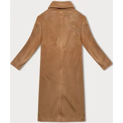 Dámský přechodný oversize kabát MODA8161 camel