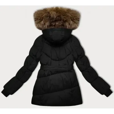 Dámská přechodná bunda bomber J Style černo-béžová (5M3238-392B)
