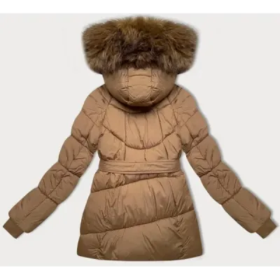 Přechodná dámská bunda MODA3238 camel