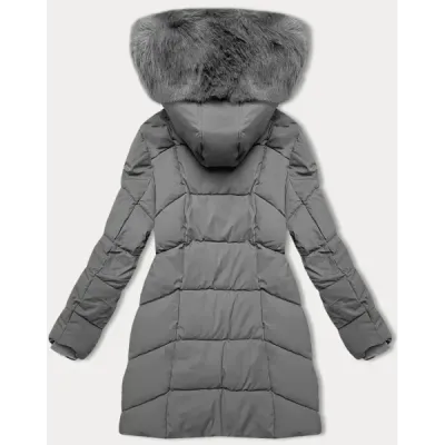Dámská zimní bunda S\'west MODA8306BIG tmavě šedá