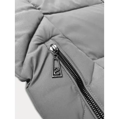 Dámská zimní bunda S\'west MODA8306BIG tmavě šedá