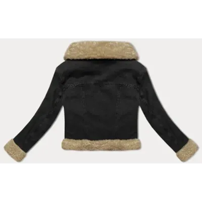 Damská jeansová bunda MODA8217 černá