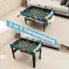 Stolní fotbálek 2 v 1 pro 14 hráčů, 2 míčky, počítadlo skóre a odnímatelné nohy.