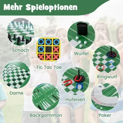 15 in 1 Spieltisch Set Tischspiel multifunktional mit Tischfußball Hockey Billard Tischtennis