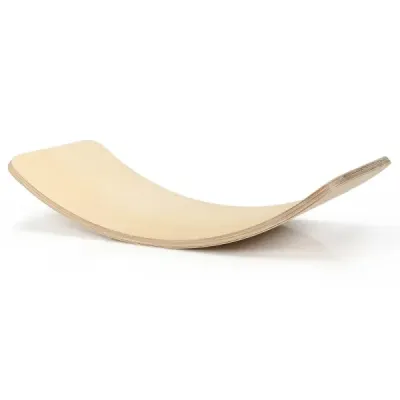 Balanční prkno Curvy Board Balanční prkno ze dřeva 90 x 30 cm