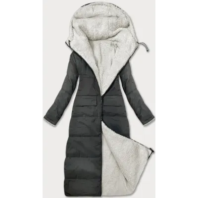 Dámská zimní oboustranná bunda MODA9167 army