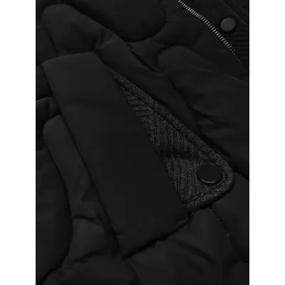 Krátká dámská zimní bunda S\'west MODA8261 černá