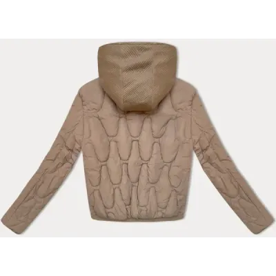 Krátká dámská zimní bunda S\'west MODA8261 béžová