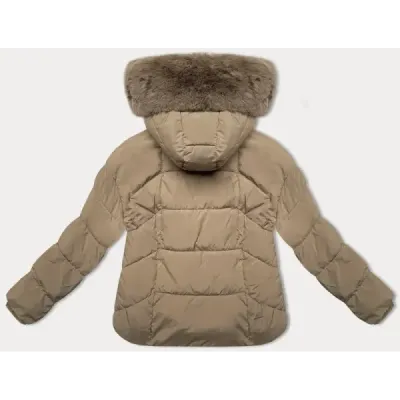 Přechodná dámská bunda MODA9179 béžová