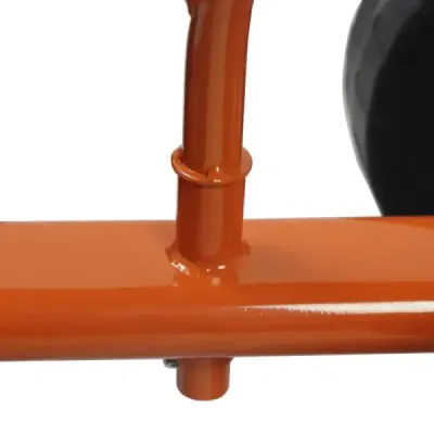 Bagr na sezení s lopatou Kovový dětský bagr Bagr na písek na sezení pro děti od 3 let. Oranžový