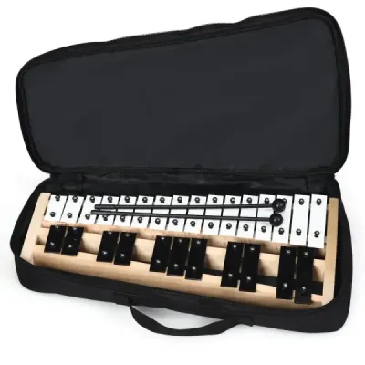 27 not xylofon se 2 paličkami a taškou na přenášení zvonkohra ruční perkuse percussion