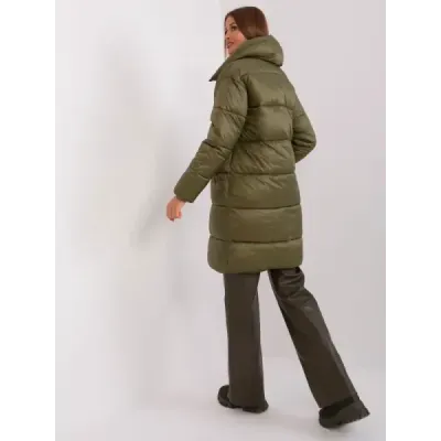 Lehká dámská zimní bunda MODA8310 khaki