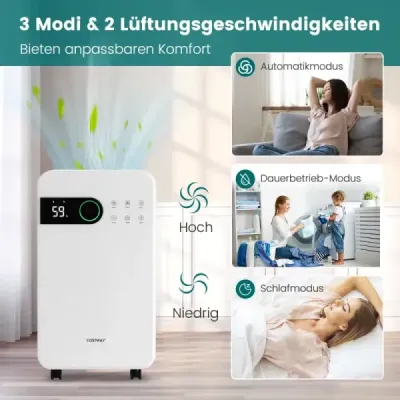Odvlhčovač vzduchu o objemu 2,3 litru s režimem spánku Pokojový odvlhčovač vzduchu pro domácí sklep Mobilní odvlhčovač vzduchu 24hodinový časovač Odvlhčovač vzduchu o objemu 2,3 litru s režimem spánku Pokojový odvlhčovač vzduchu pro domácí sklep Mobilní odvlhčovač vzduchu 24hodinový časovač