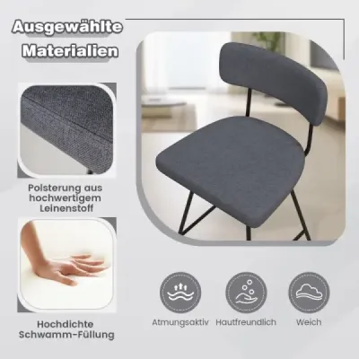 Otočný design o 360° umožňuje pohodlnou komunikaci ve všech směrech. Barové židle jsou podepřeny robustním kovovým rámem, který