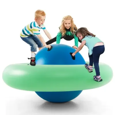 Skládací dětská ohrádka pro děti 223 cm velká dětská ohrádka pro Rolling zelená + černá