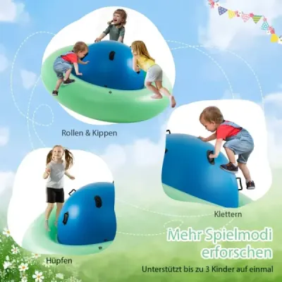 Skládací dětská ohrádka pro děti 223 cm velká dětská ohrádka pro Rolling zelená + černá