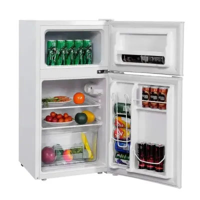 90L Mini lednice Samostatný mrazicí prostor Kompaktní chladnička 48,5 x 49,5 x 86 cm Bílá
