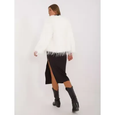 Kožešinová bunda ecru (2359)