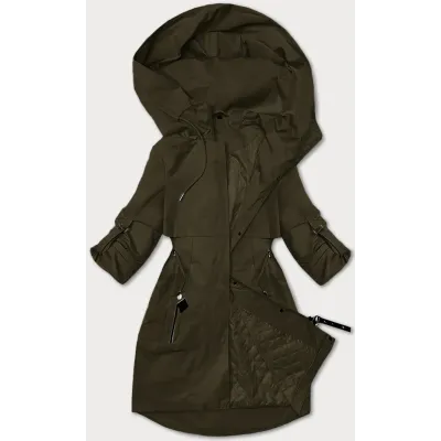 Dámská bunda typu větrovka S'WEST MODA8357 khaki