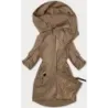 Dámska bunda typu vetrovka S'WEST MODA8357 tmavěbéžová
