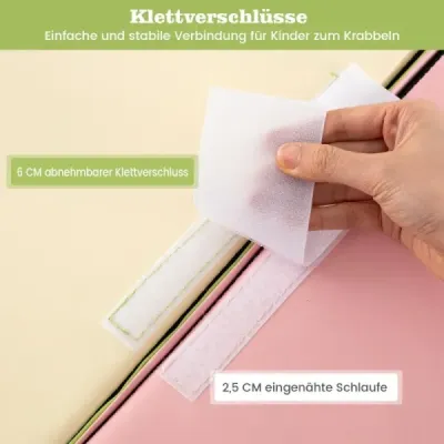 4 TLG. Pěnové stavební bloky pro skotačení a lezení Obří stavební bloky Velké stavební bloky Růžová + zelená barva