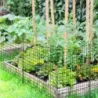 5 kusů Dekorativní kovový zahradní plot Plot do krajiny 98 cm vysoký Černá barva