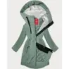 Dámská jarní bunda MODA4589 zelená