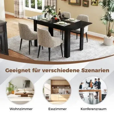 Rozkládací jídelní stůl pro 4-6 osob do 110 kg Kuchyňský stůl Stůl do jídelny Stůl do venkovského domu