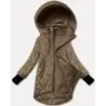 Lehká dámská bunda s odnímatelnou kapucí S'West MODA8371BIG camel