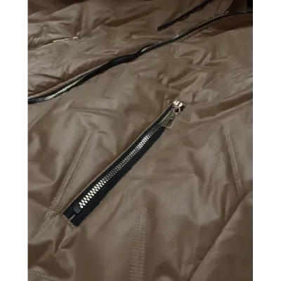 Lehká dámská bunda s odnímatelnou kapucí S'West MODA8371BIG camel