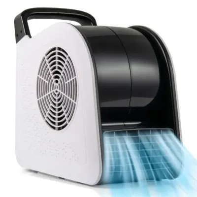 Podlahový foukač 130W 3 rychlosti & 185° otočná hlava foukací stroj pro sušení a větrání