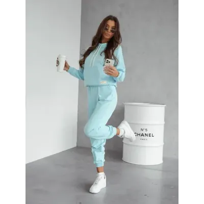 Sada mikiny s límcem a tepláky MODA82162 modrá