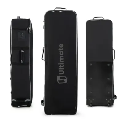 Golfový cestovní bag z tkaniny Oxford s kolečky a držákem na klíče a jmenovku Golfový bag