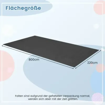 Podlahová rohož do garáže 800 x 220 cm Podložka do auta na sběr oleje Protiskluzová a voděodolná rohož na olej