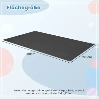 Podlahová rohož do garáže 600 x 220 cm Podložka do auta na sběr oleje Protiskluzová a voděodolná rohož na olej