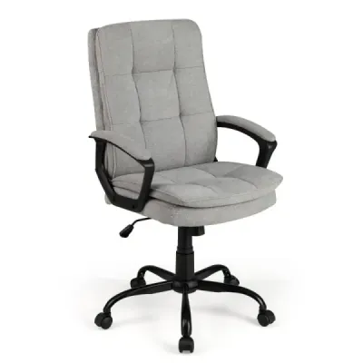 Ergonomická kancelářská židle s područkami a kolečky Výškově nastavitelná otočná židle Židle k počítači