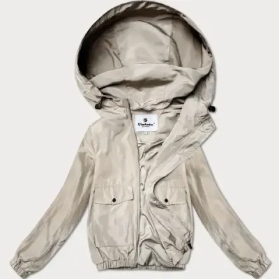 Tenká dámska bunda MODA8017 béžová