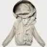 Tenká dámska bunda MODA8017 béžová