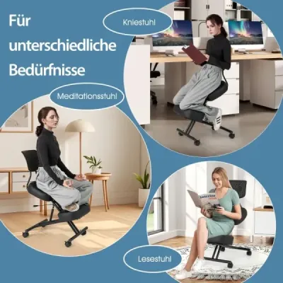 Ergonomická židle na klečení s úhlovým sedákem pro úlevu od bolesti Ortopedická kancelářská židle